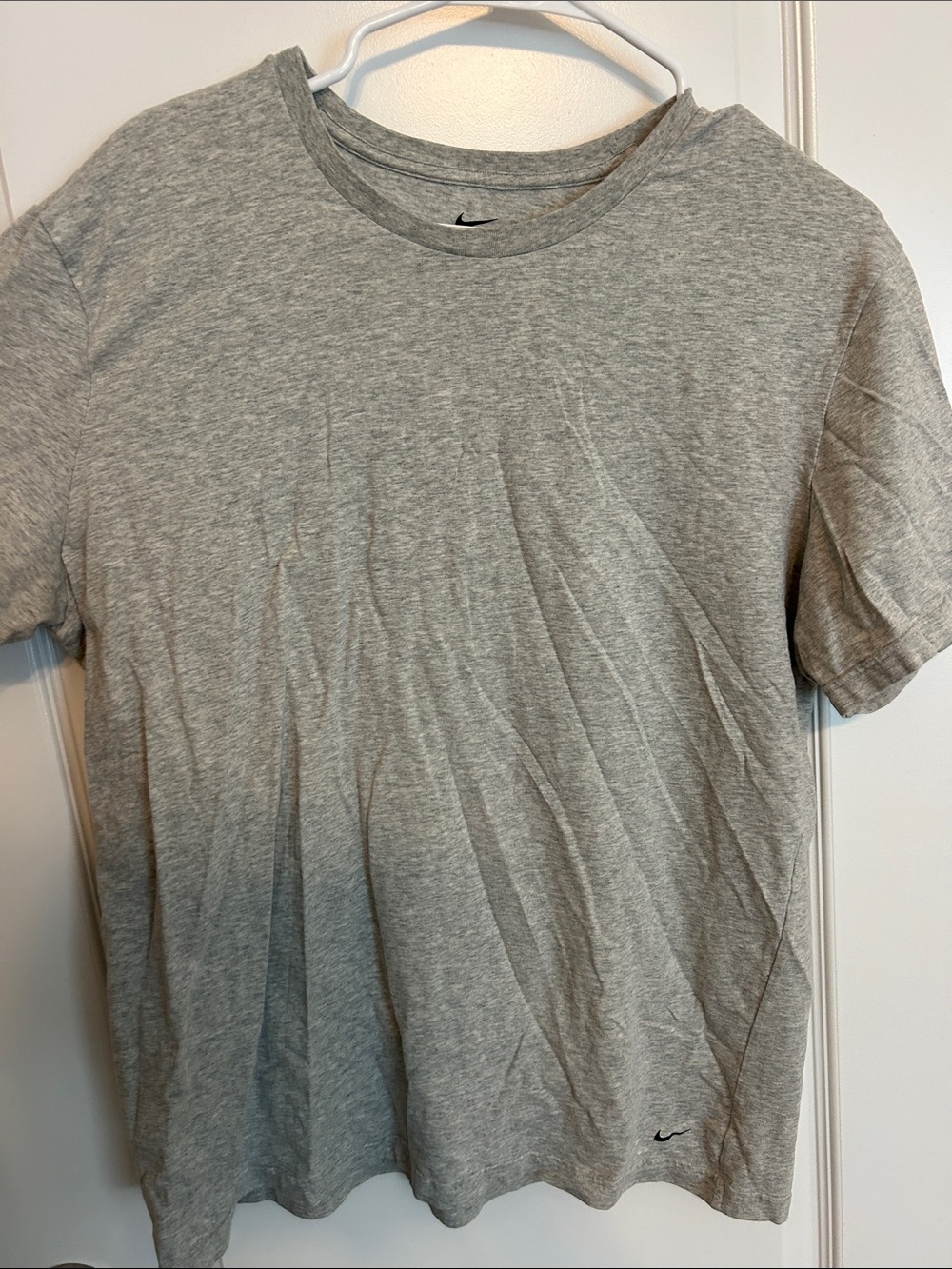 Nike Short Sleeve Heather Gray Crew Tee